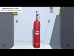 Process of cabinet-type FM200 fire extinguishing system
