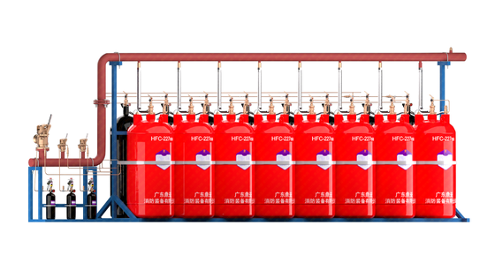 External Storage Pressure FM200 Fire Extinguishing System QMP4.2/245W