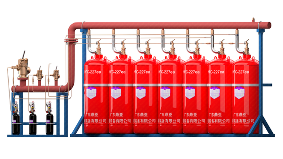 Lnternal Storage Pressure FM200 Gas Fire Extinguishing System QMQ4.2/150N