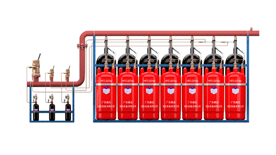 External Storage Pressure Fire Extinguishing System QMP4.2/90W-DY