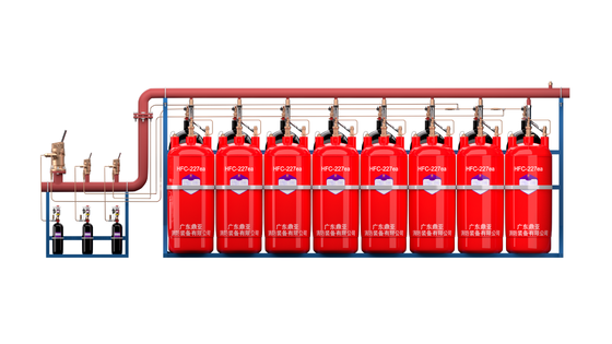 External Storage Pressure FM200 Fire Extinguishing System QMP4.2/150W-DY