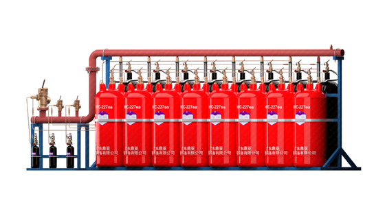 External Storage Pressure FM200 Fire Extinguishing System QMP4.2/150W-DY