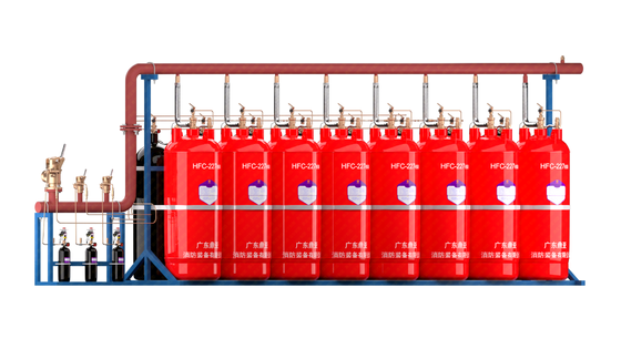 External Storage Pressure FM200 Fire Extinguishing System QMP4.2/180W