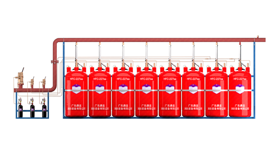 External Storage Pressure FM200 Fire Extinguishing System QMP4.2/245W