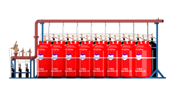 External Storage Pressure FM200 Fire Extinguishing System QMP4.2/245W
