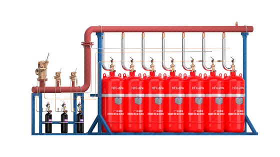 Lnternal Storage Pressure FM200 Gas Fire Extinguishing System QMQ4.2/100N