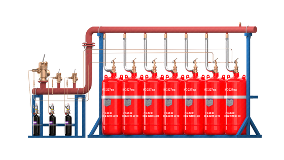 Lnternal Storage Pressure FM200 Gas Fire Extinguishing System QMQ4.2/100N