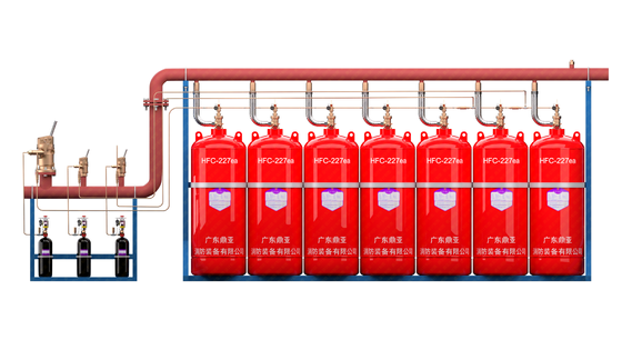 Lnternal Storage Pressure FM200 Gas Fire Extinguishing System QMQ4.2/150N