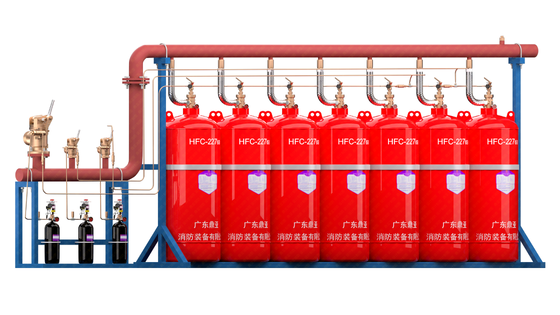 Lnternal Storage Pressure FM200 Gas Fire Extinguishing System QMQ4.2/150N