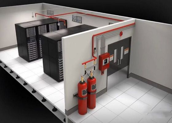 DC24V 1.2V 8s 90L Hfc-227ea FM200 Fire Cabinet System