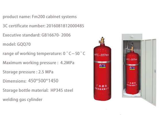 Leak Prevention 70Ltr  FM200 Fire Suppression System