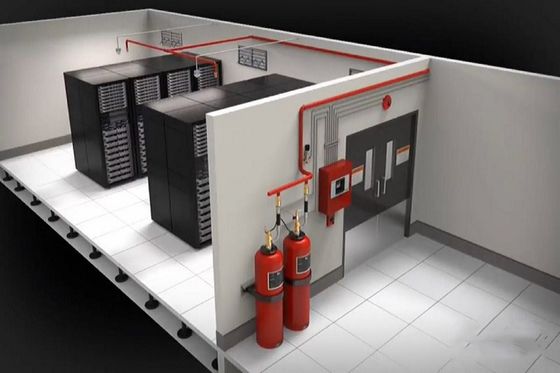 100L FM200 Fire Fighting System HP345 Steel Welding Gas Cylinder