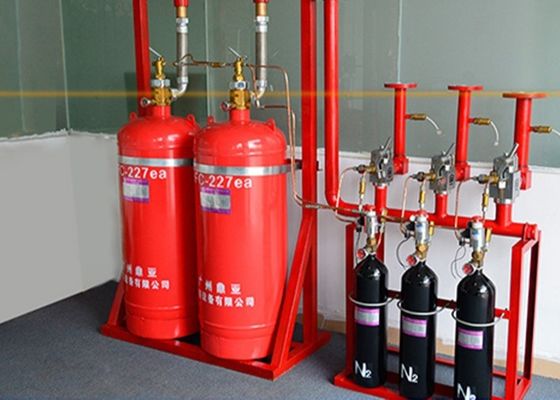 Pipeline Type 40L 90L 120L FM200 Fire Suppression System